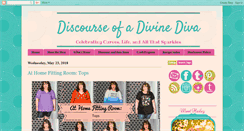 Desktop Screenshot of divinemrsdiva.com